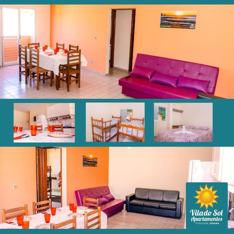 Apartamento Praia Grande Ubatuba 2 Vagas Garagem Internet Wifi Exterior foto